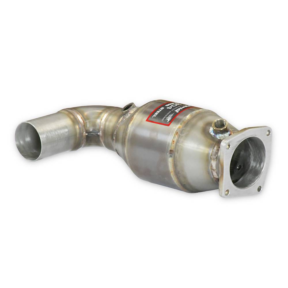 Scarico anteriore Sinistro con catalizzatore metallico