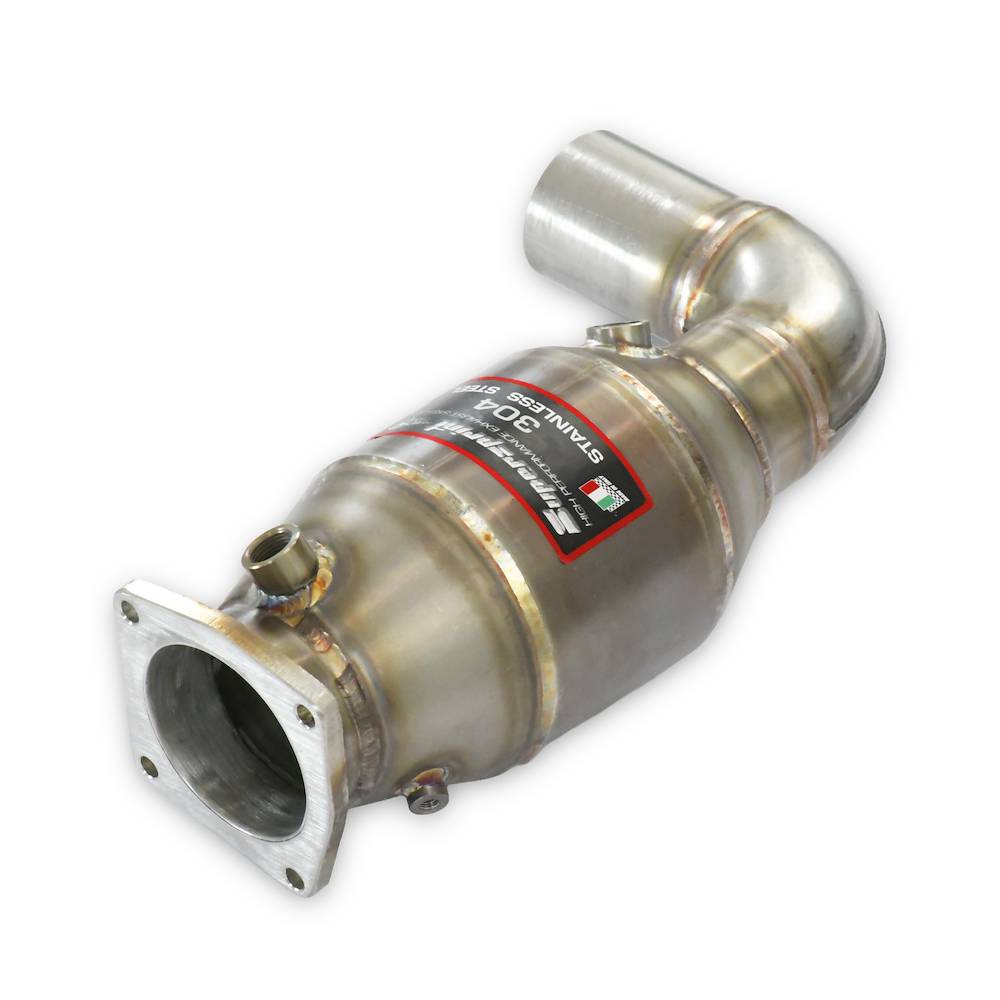 Scarico anteriore Sinistro con catalizzatore metallico