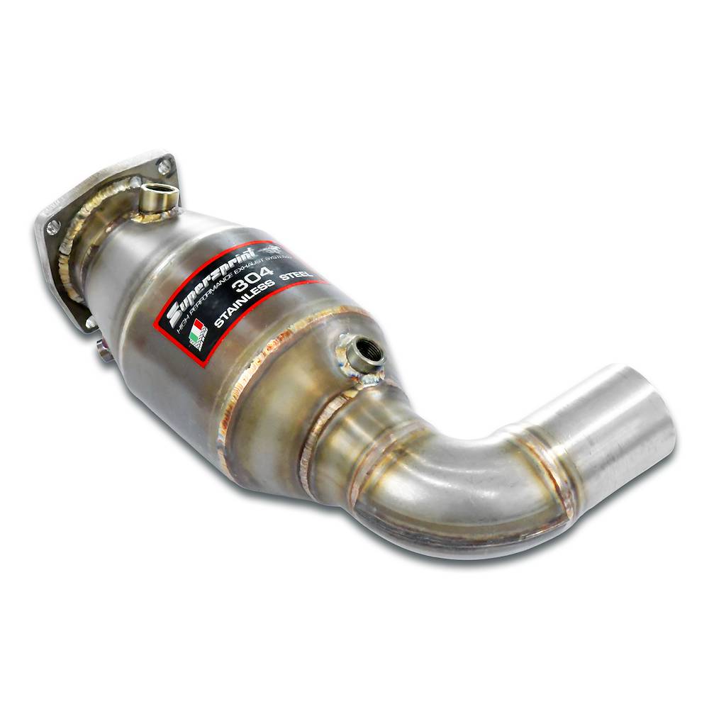 Front exhaust Left with Metallic catalytic converter