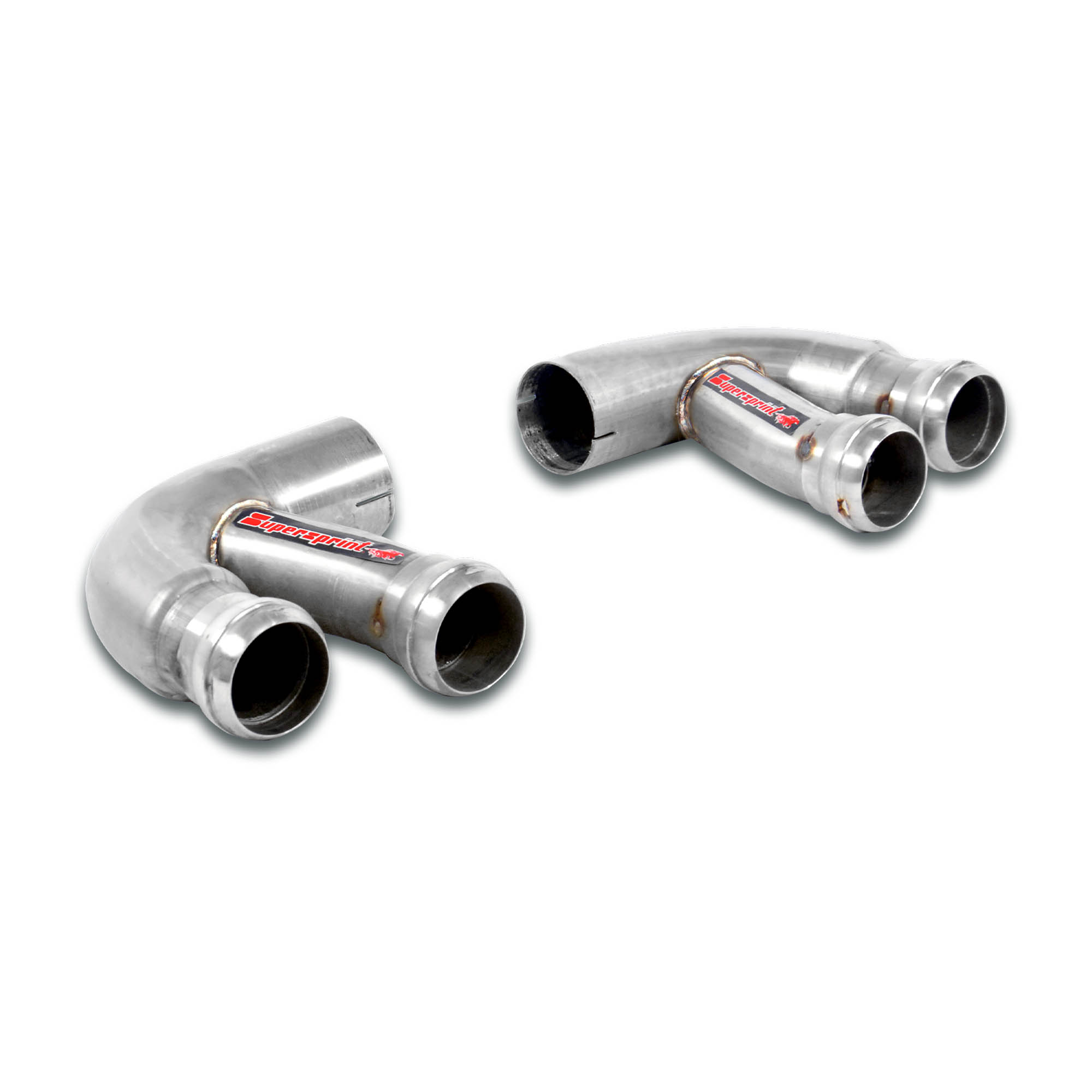 Rear exhaust Right - Left Racing + Y-Pipe for OEM endpipes