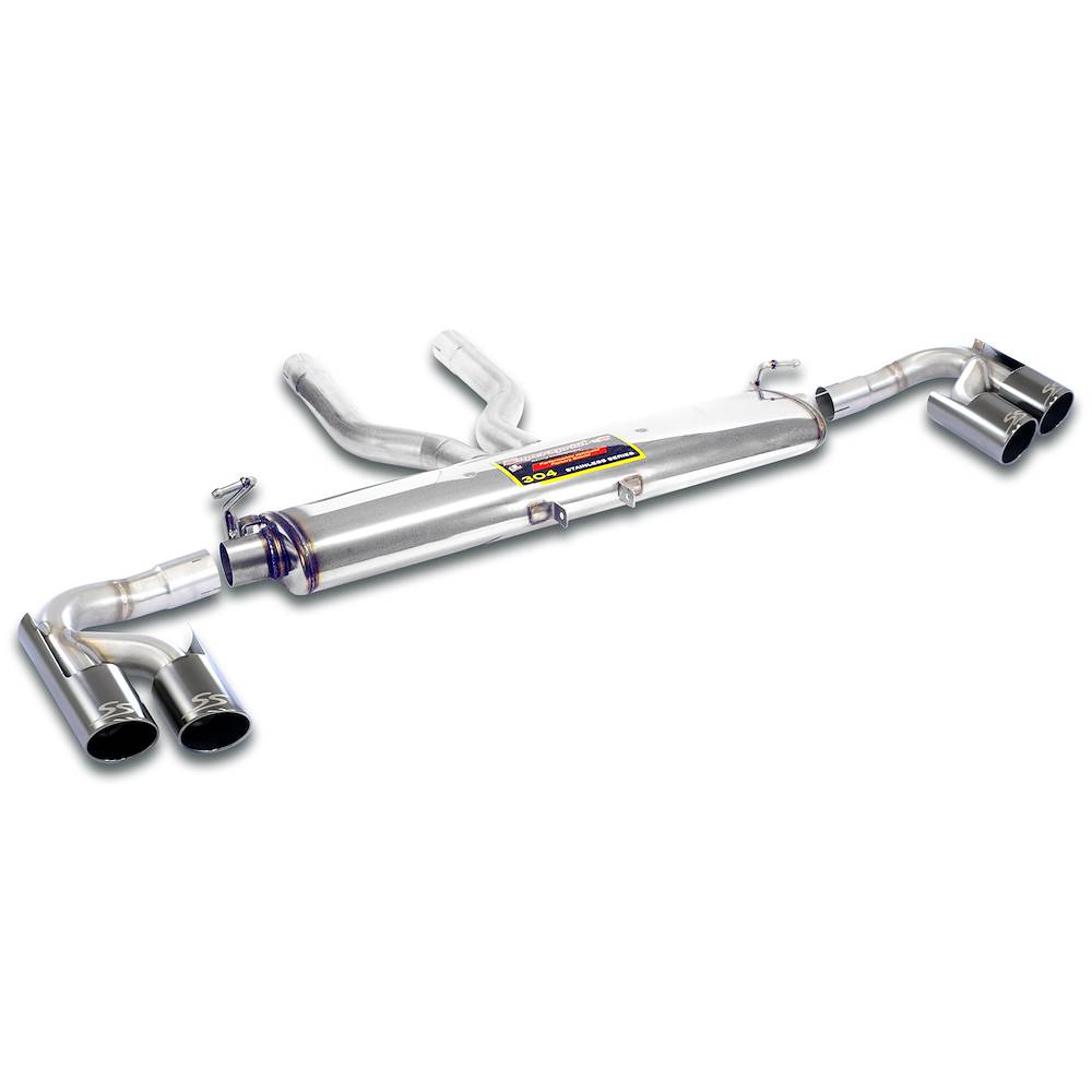 Rear exhaust Right - Left OO100 "Gun Metal Grey"