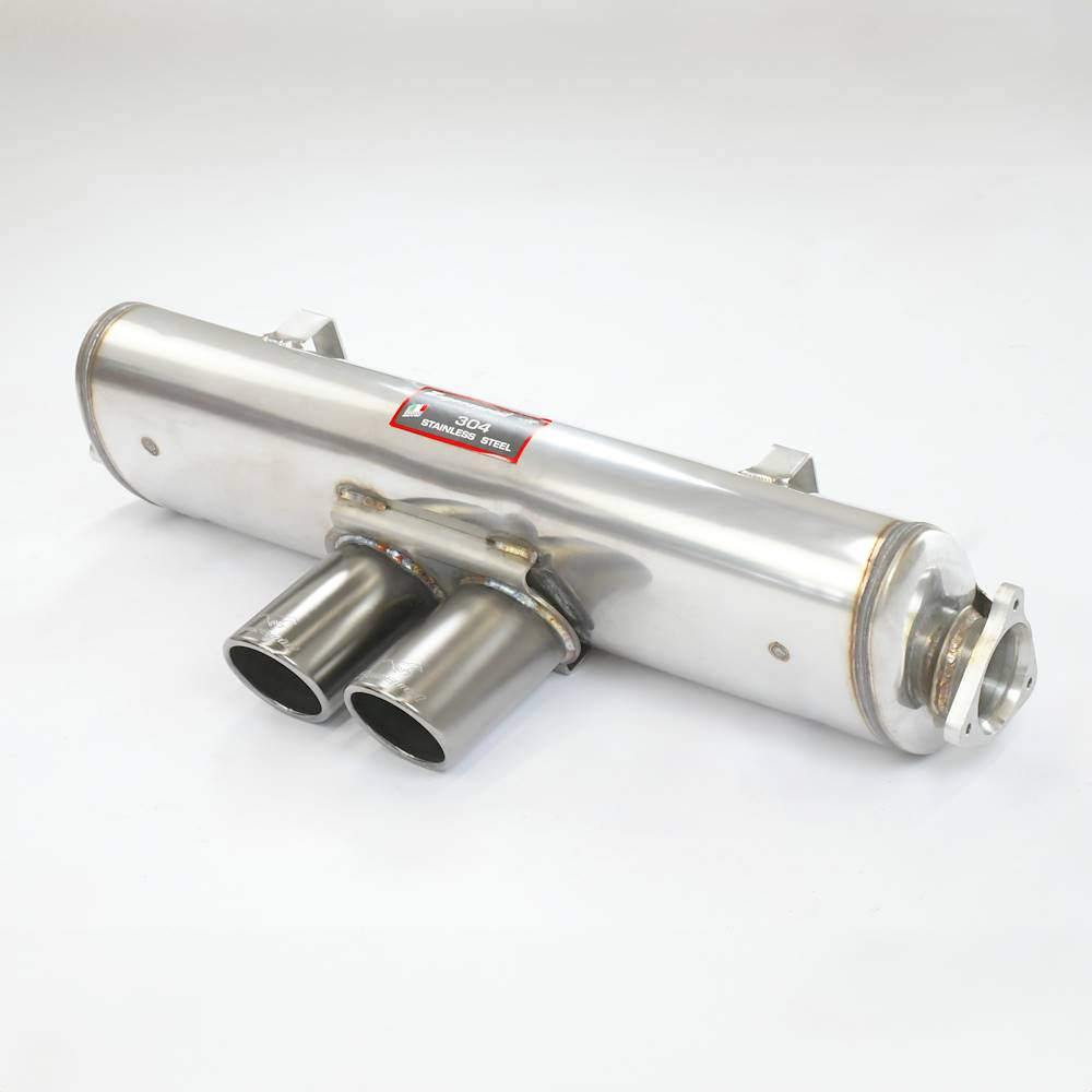 Rear exhaust OO 90 Gun Metal Grey