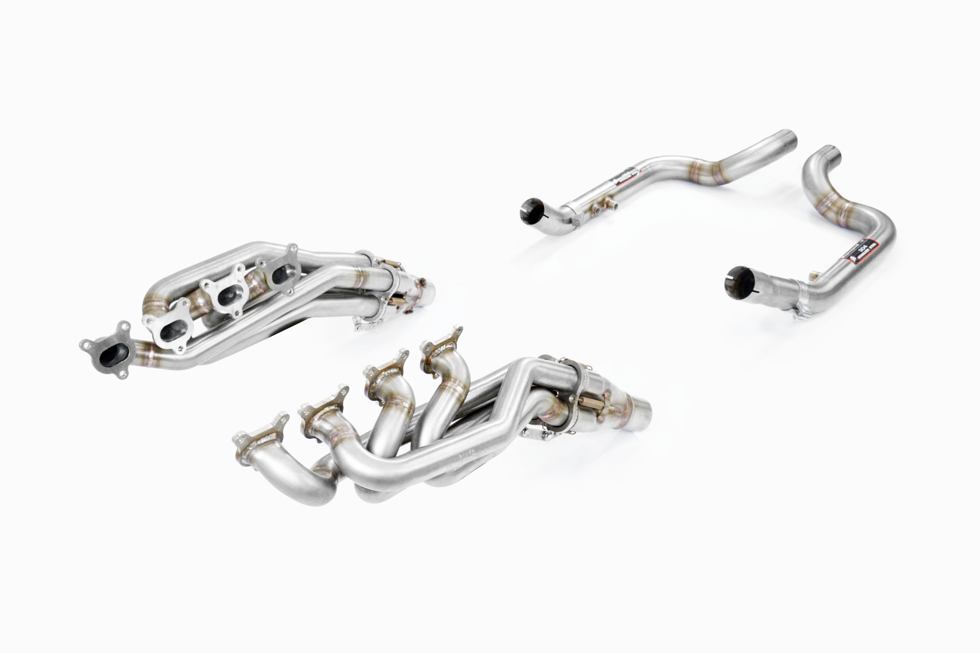 Fächerkrümmer Rechts - Links + Verbindungsrohrsatz<br>(Left Hand Drive)