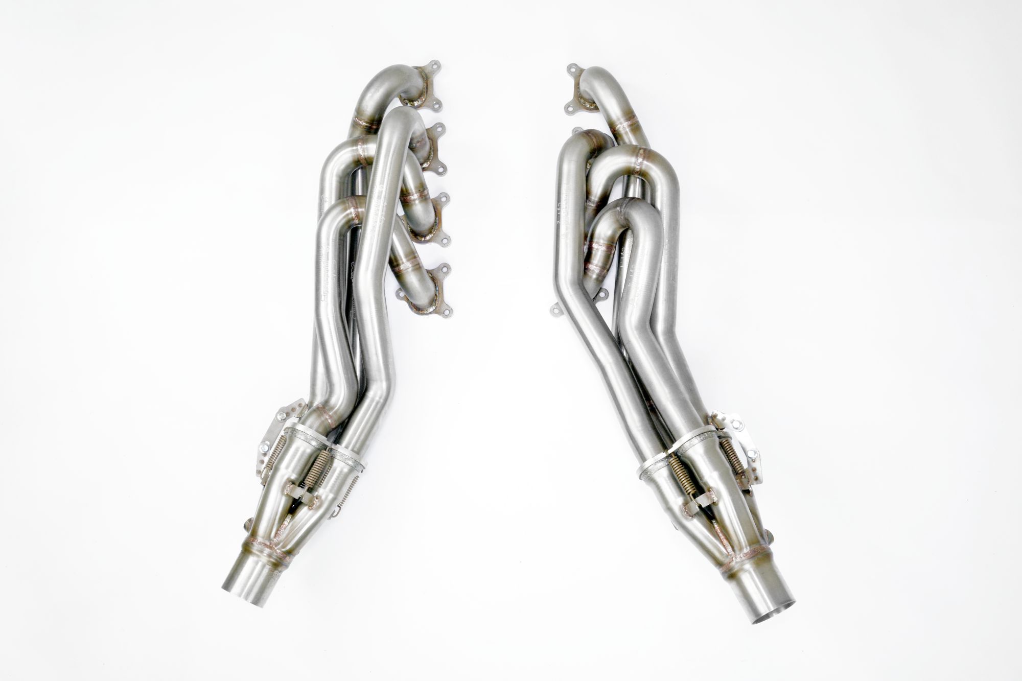Fächerkrümmer Rechts - Links + Verbindungsrohrsatz<br>(Left Hand Drive)