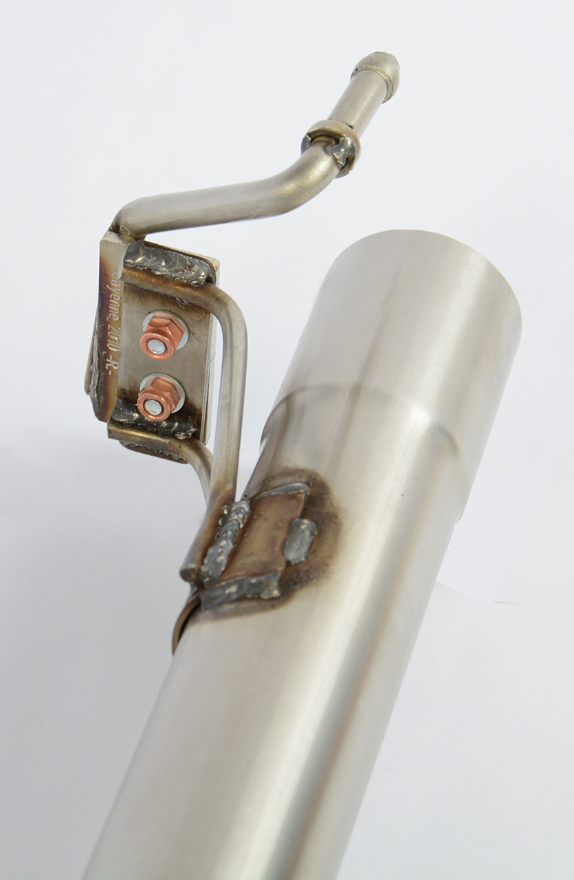 Rear pipe Right - Left (Muffler delete)