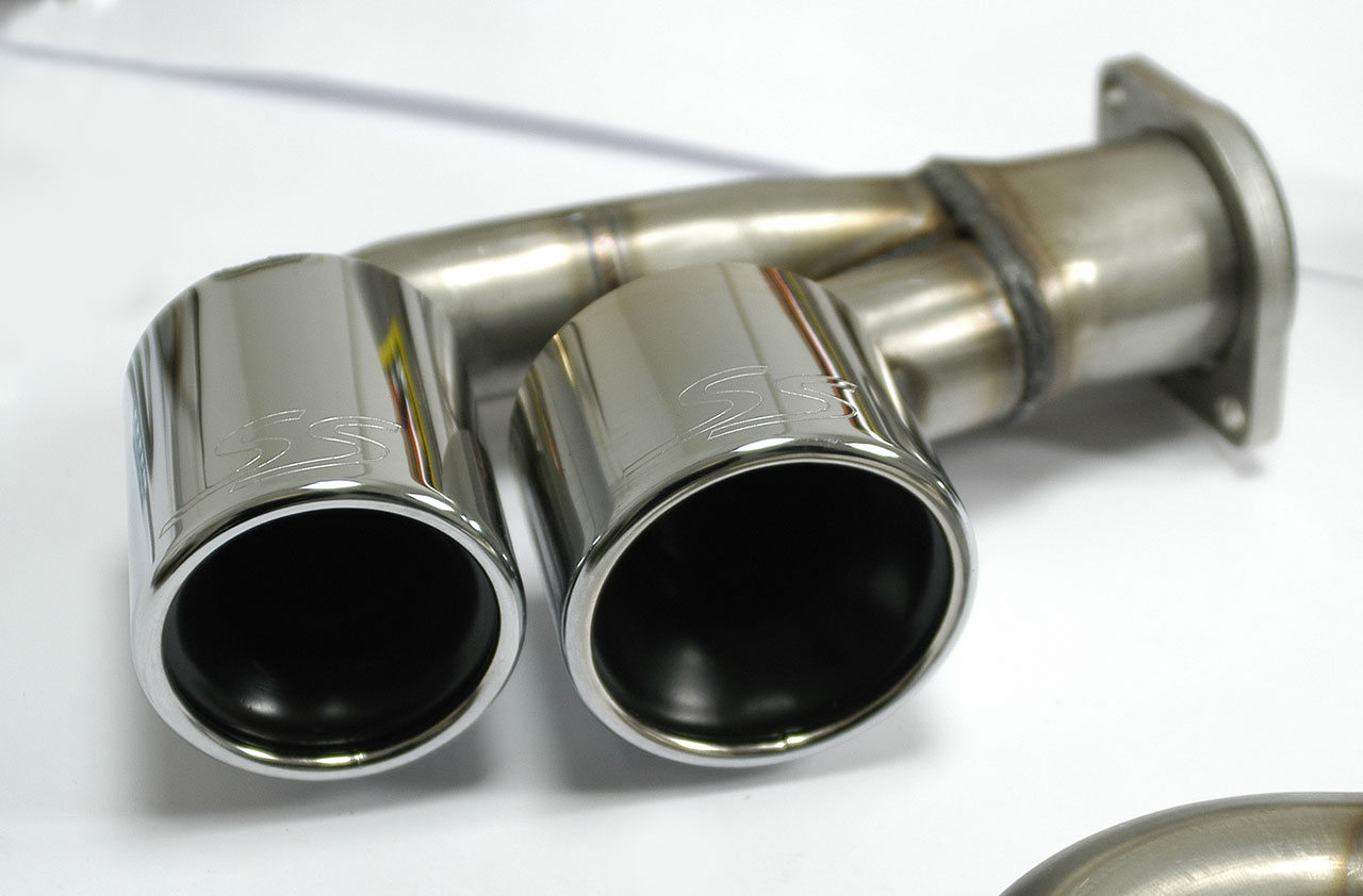 Rear exhaust Right - Left Sport + Metallic catalytic converters