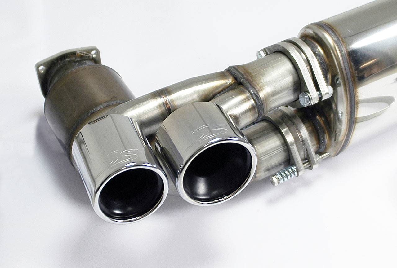 Rear exhaust Right - Left Sport + Metallic catalytic converters