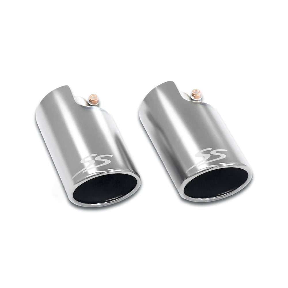 Endpipe kit Left OO100 "Gun Metal Grey"