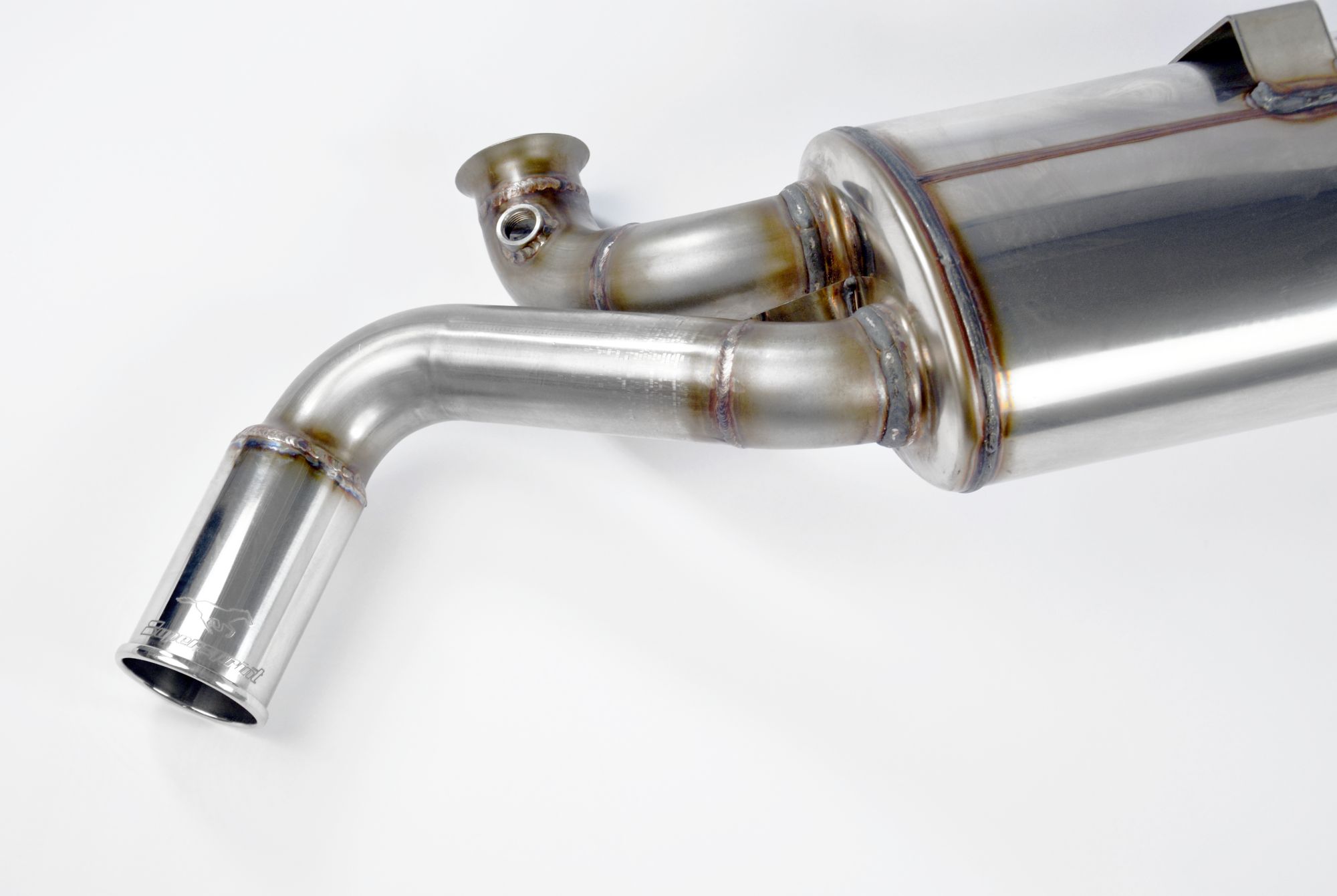 Rear exhaust Right O70 - Left O70 + metallic catalytics