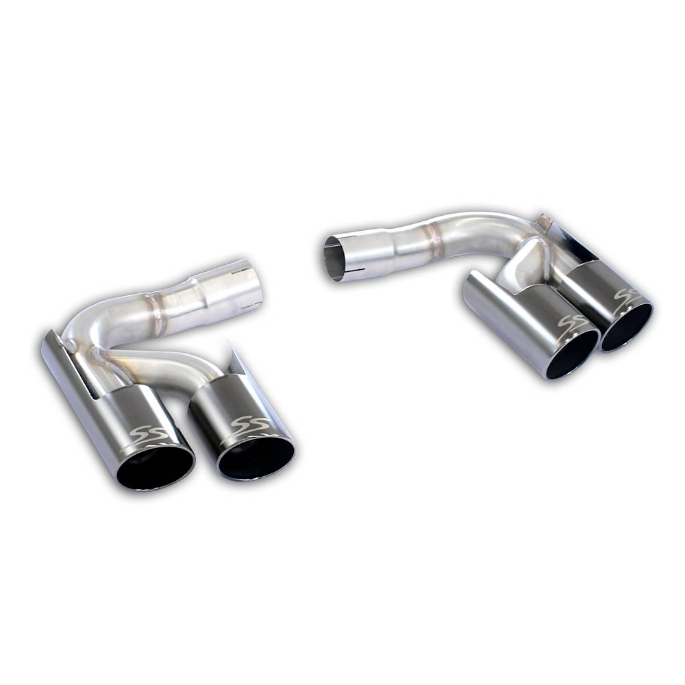 Rear exhaust Right - Left OO100 Gun Metal Grey