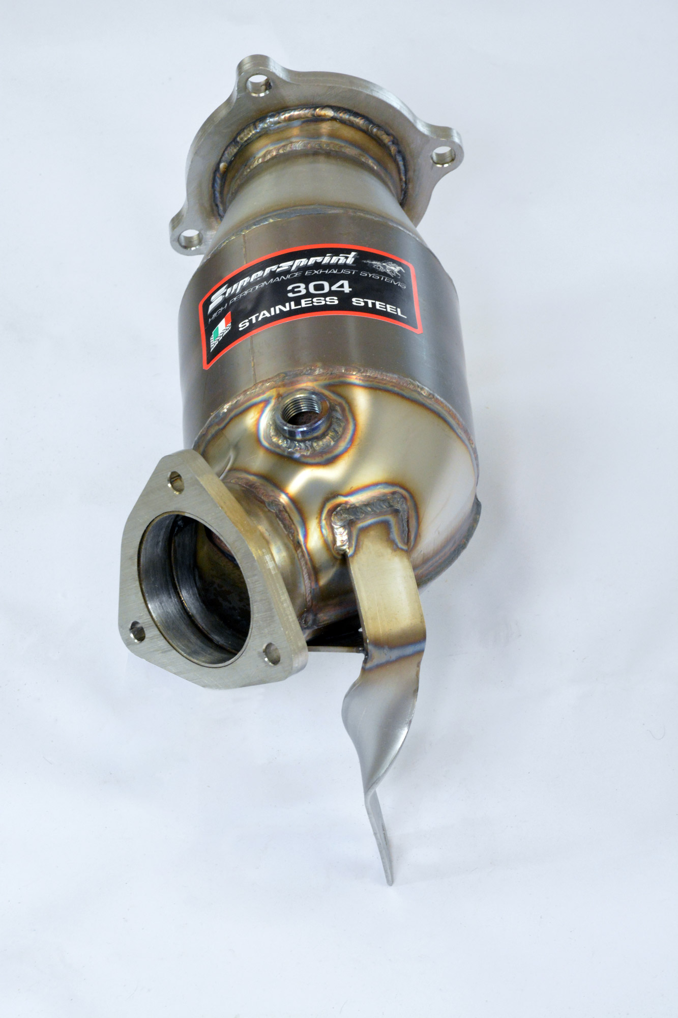 Downpipe + Metallic catalytic converter (LHD - RHD) 