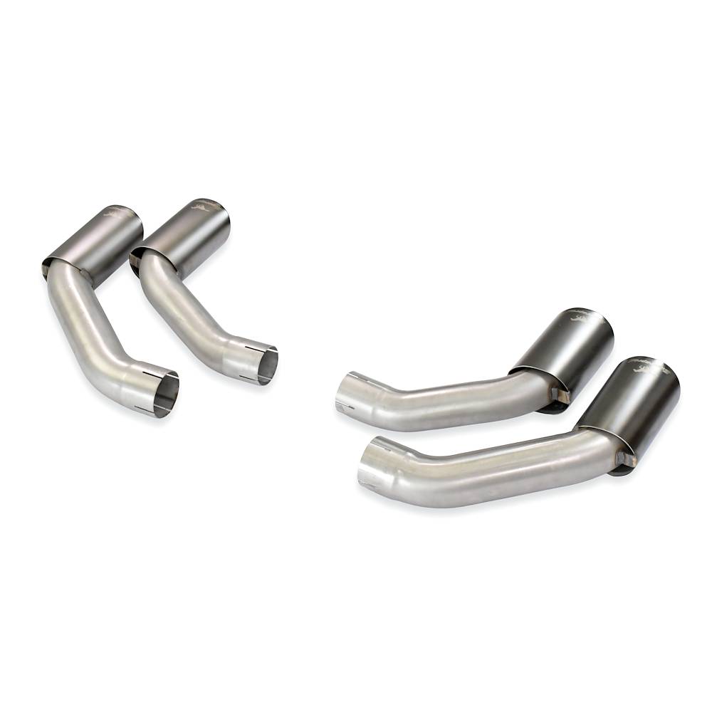 Endrohrsatz Rechts 100x75 - Links 100x75 Gun Metal Grey