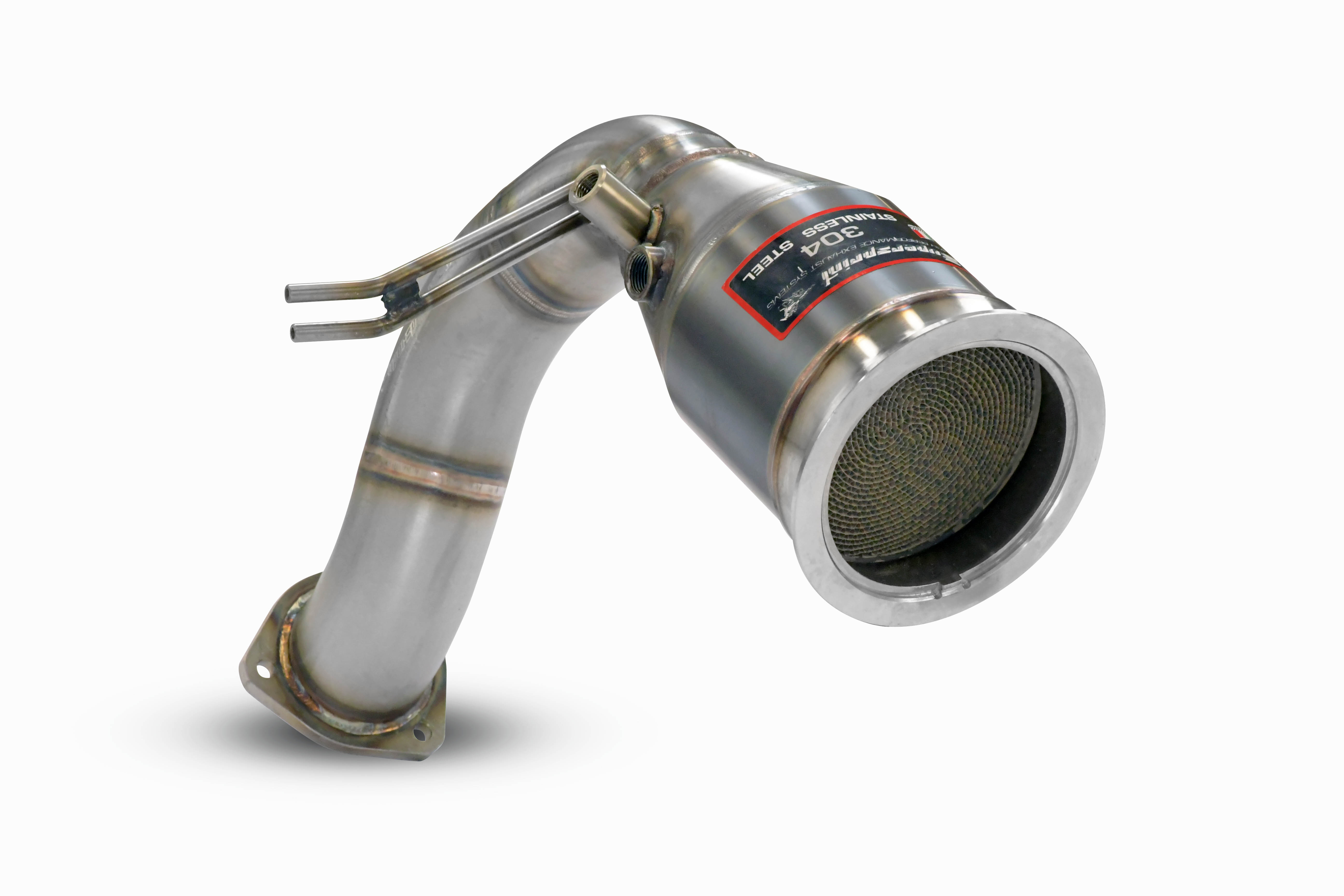 Downpipe Rechts + Sport Metallkatalysator  