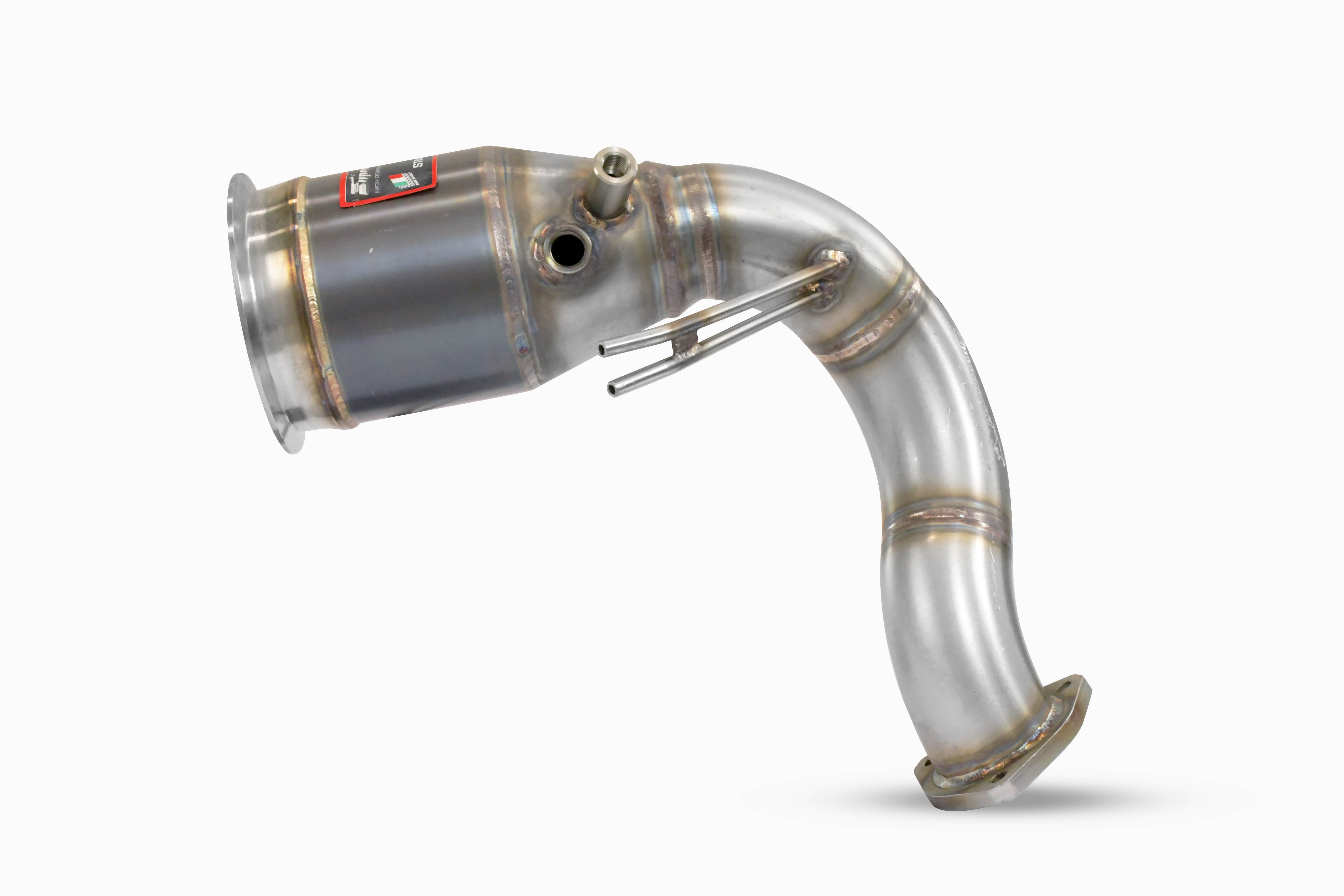 Downpipe Left + Metallic catalytic 