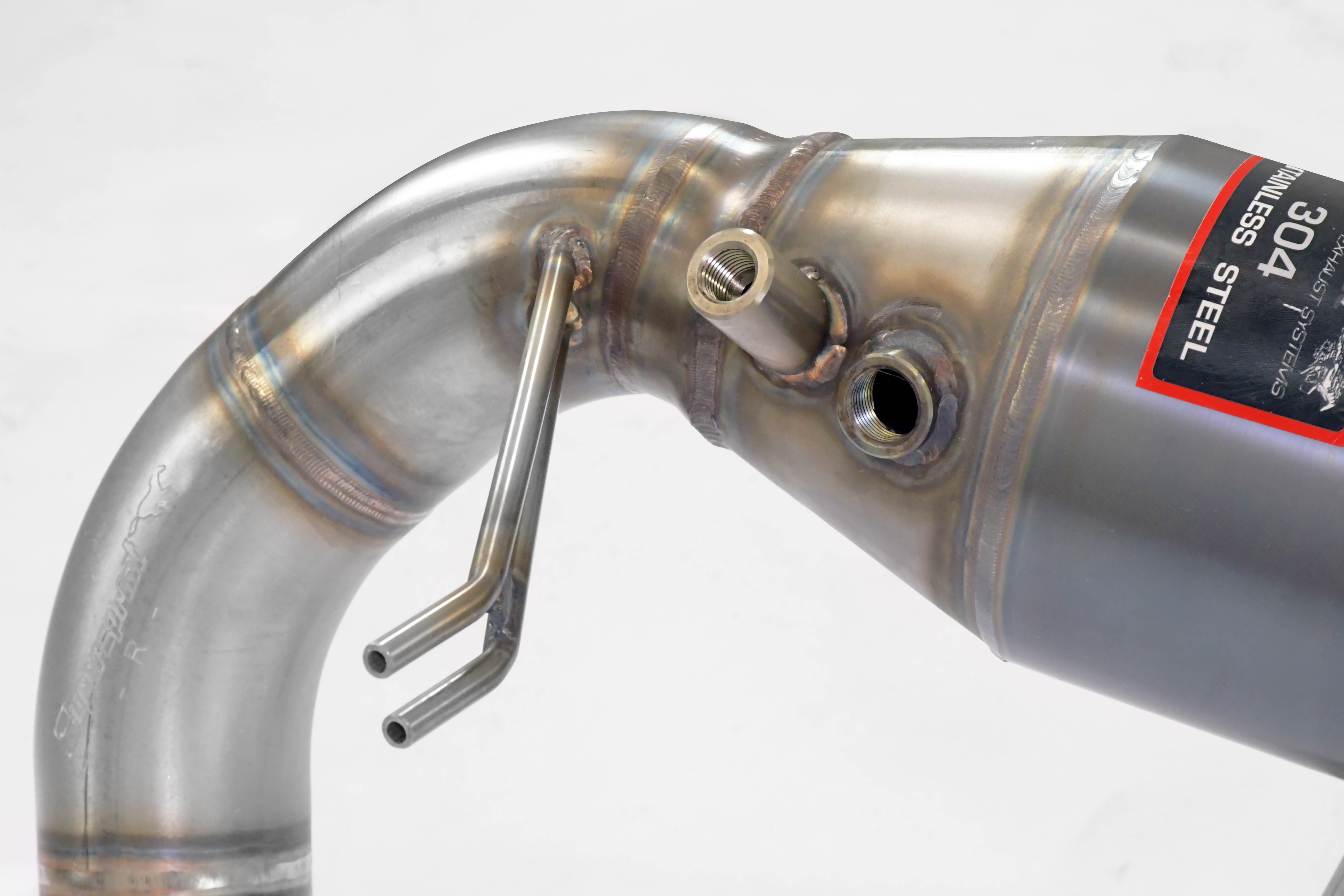 Downpipe Right + Metallic catalytic 