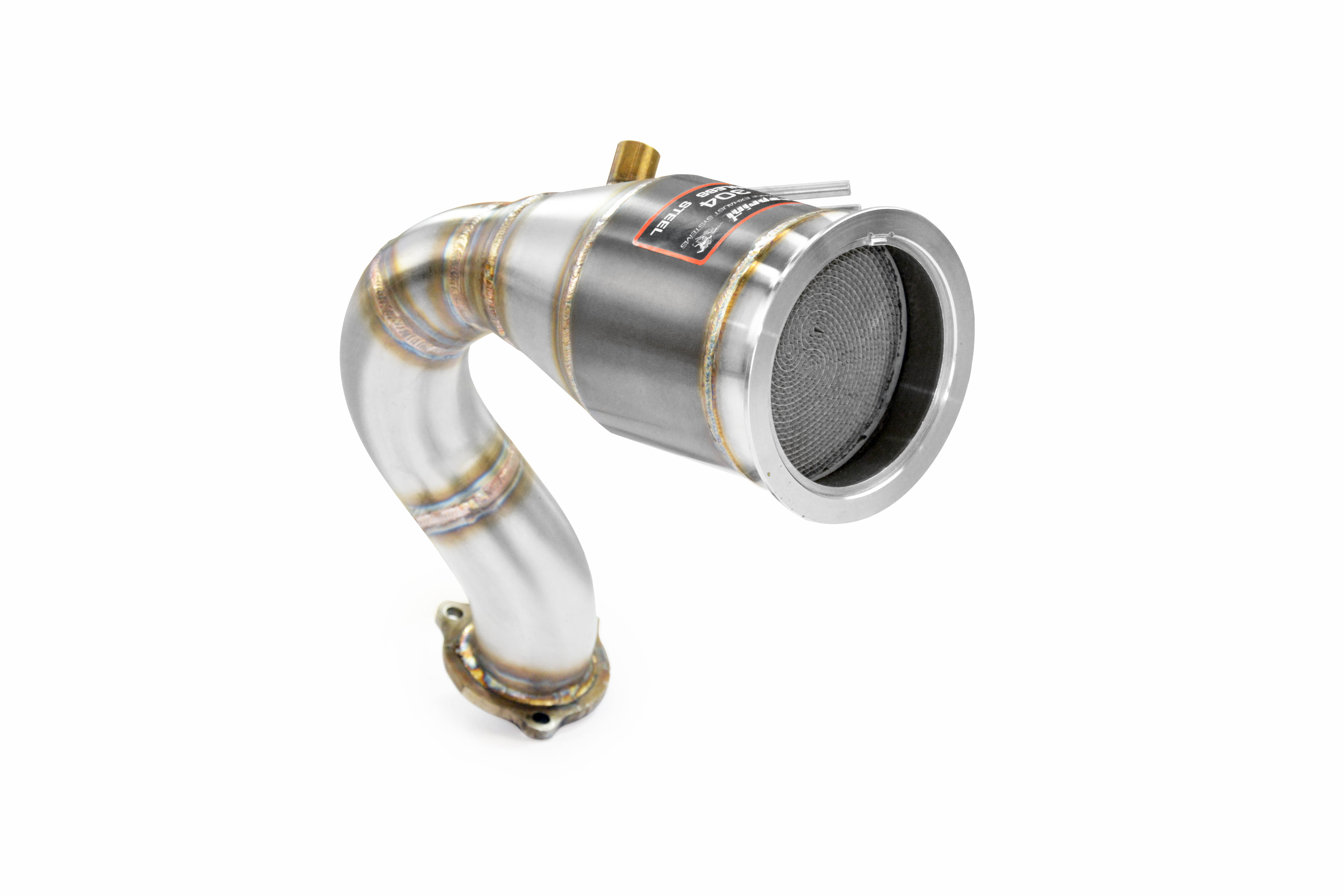 Downpipe Rechts + Sport Metallkatalysator