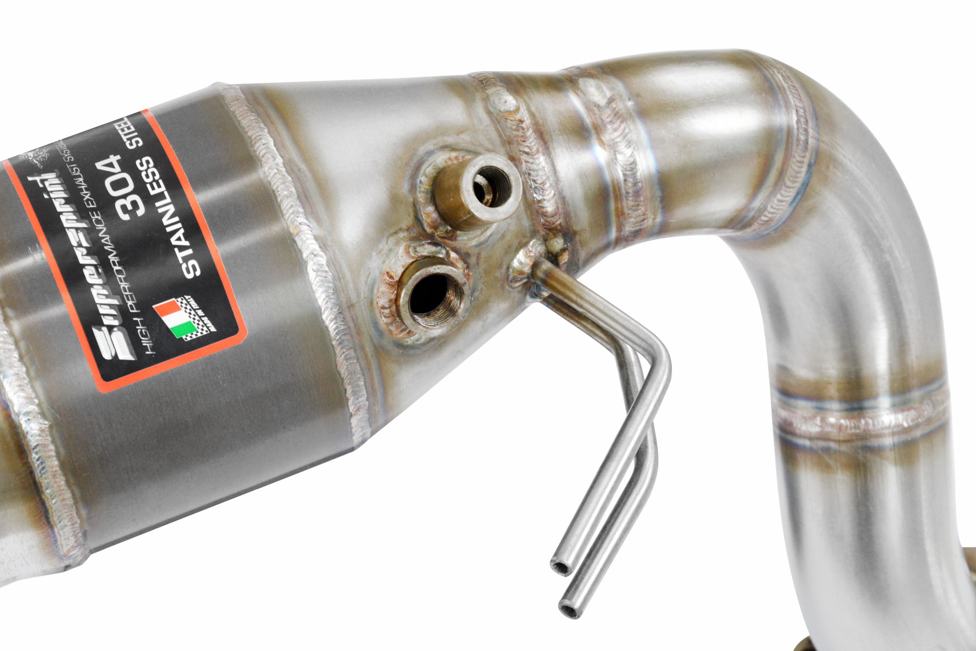 Downpipe Right with Metallic catalytic converter