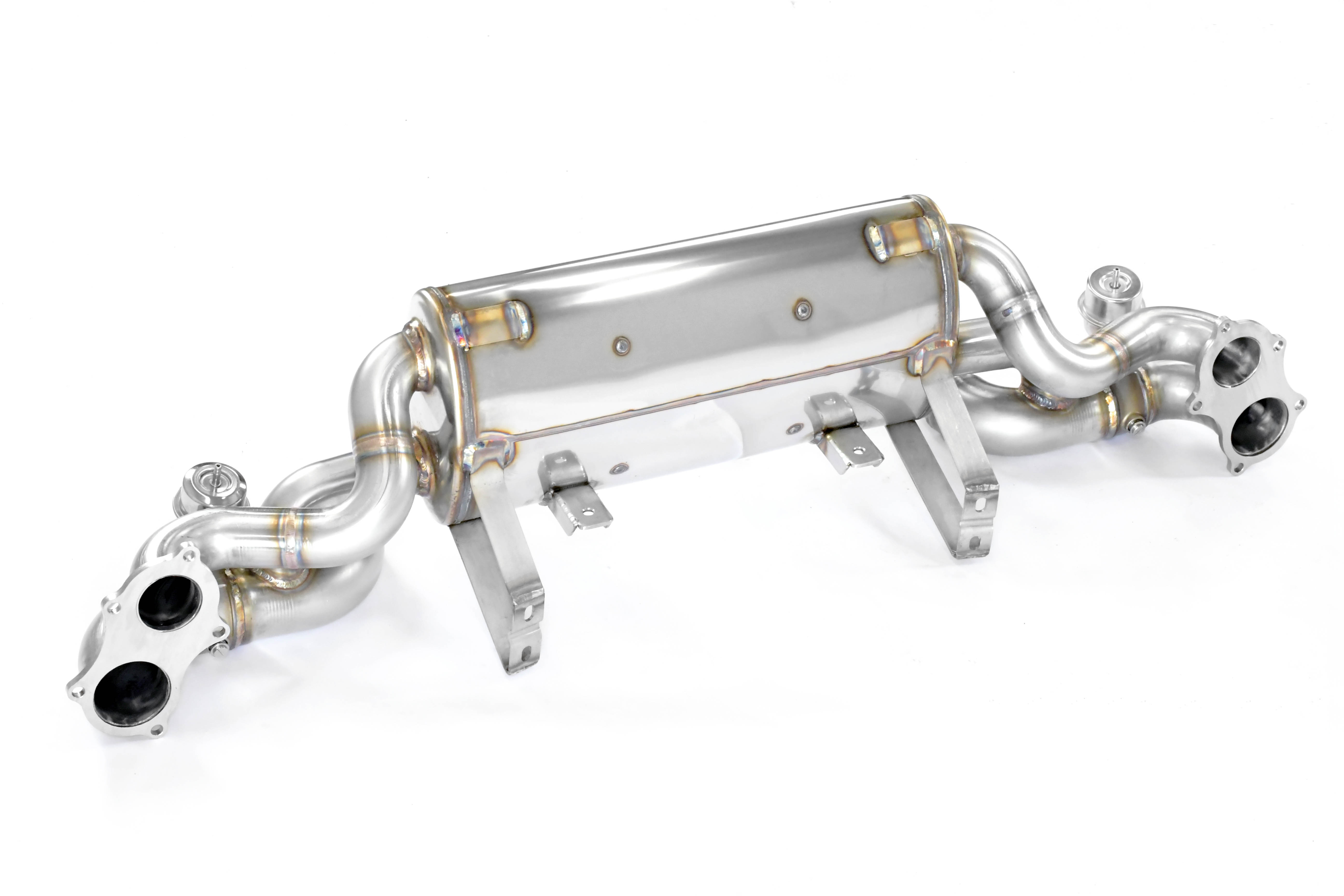 Rear exhaust right - left with valves