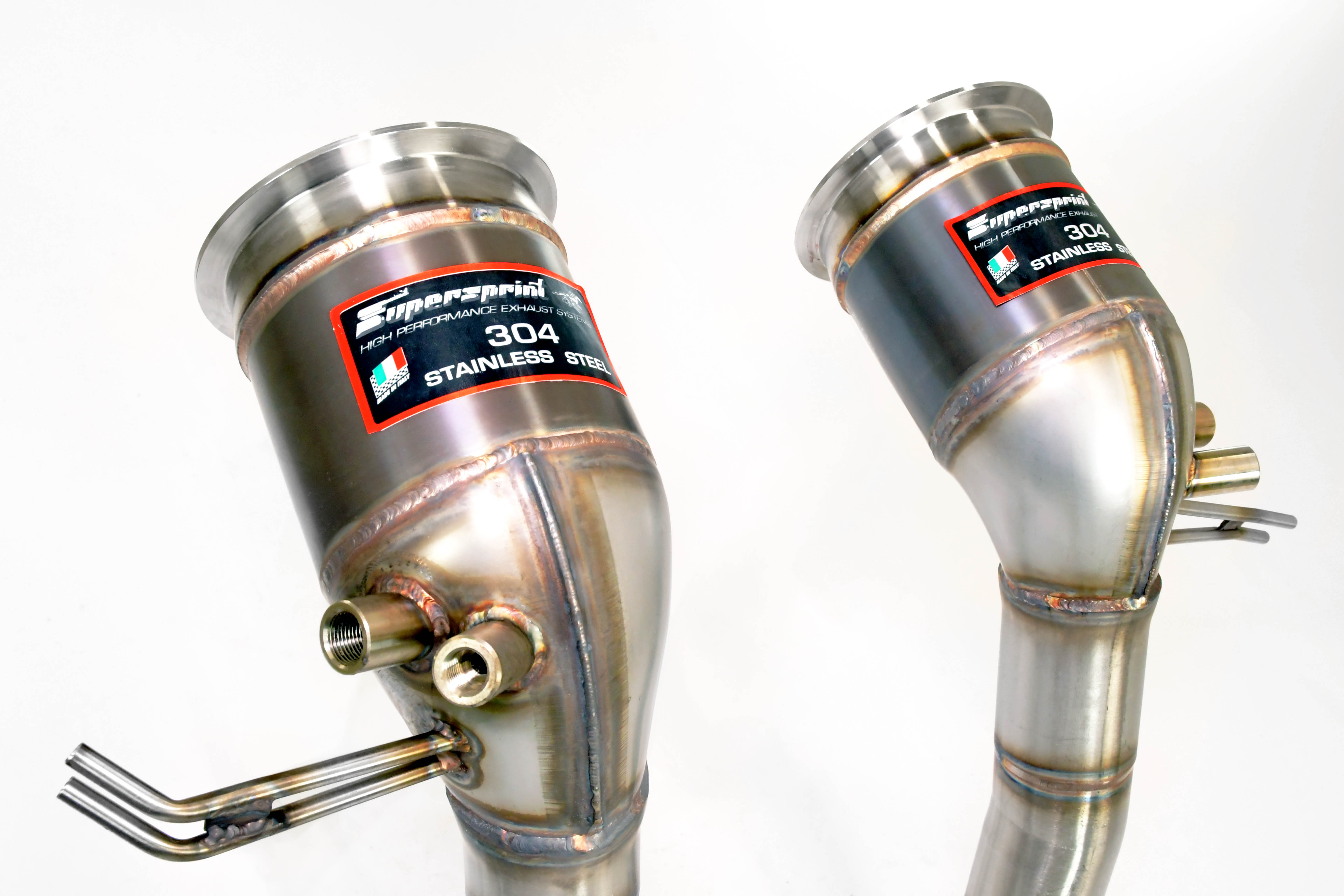 Downpipe right - left + metallic catalytic (Deletes GPF) (Left / Right Hand Drive)