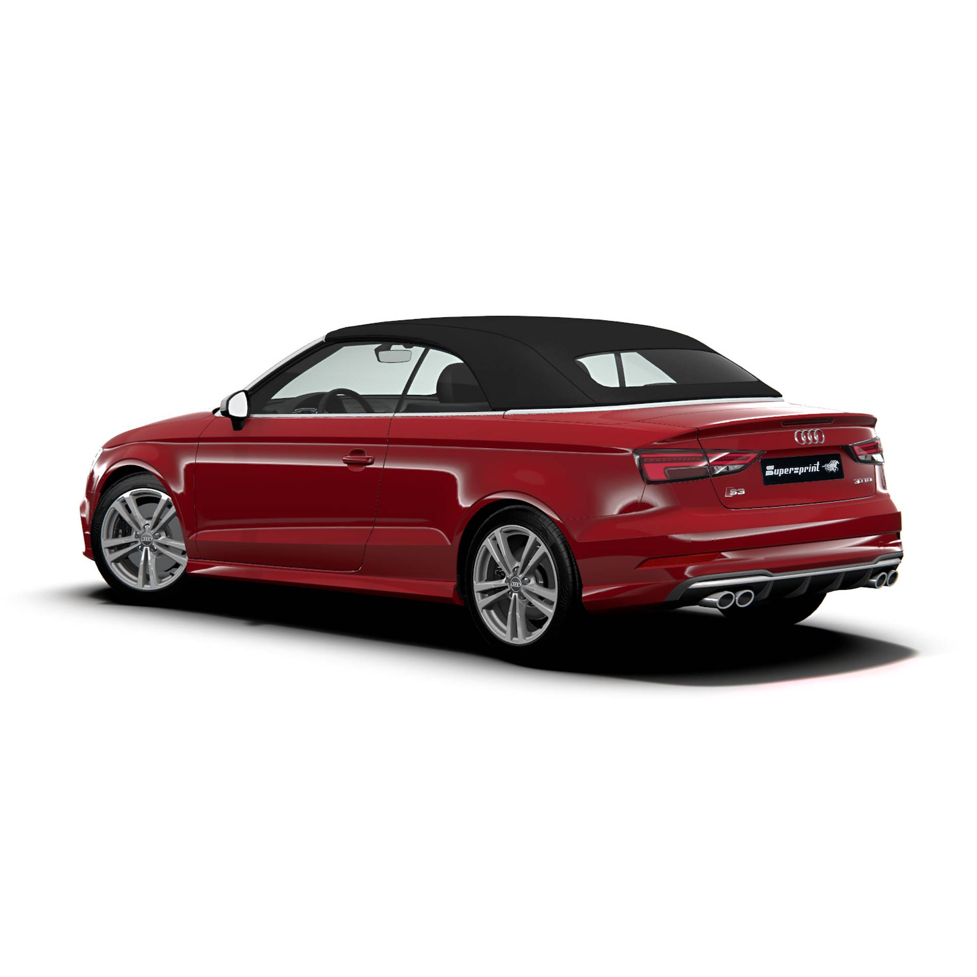 AUDI S3 8V Cabrio QUATTRO 2.0 TFSI (300 Hp - modelli con GPF) 2019 -> 2020 Twin Pipe 