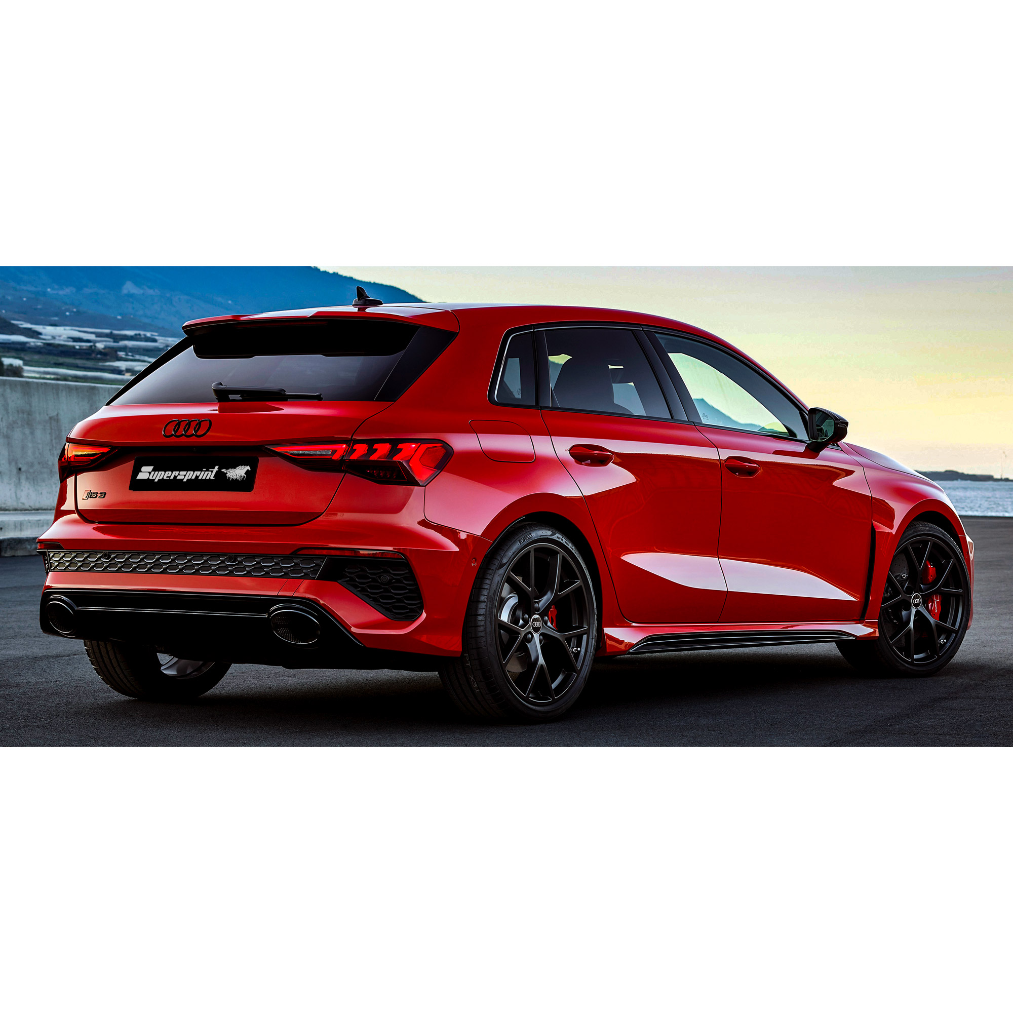 AUDI RS3 8Y Sportback QUATTRO 2.5 TFSI (400 Hp - Modelli con GPF) 2022 ->2024 (Twin Pipe)