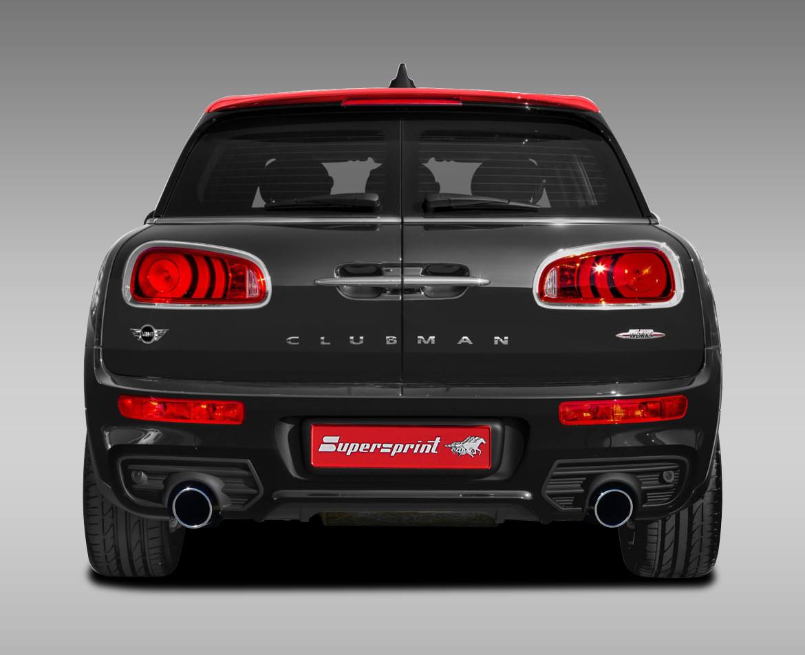 Nuovo Impianto di scarico con valvola per MINI F54 Cooper Clubman S JCW ALL4 2.0T (motore B48 - 231 Hp) 2015 -> 
