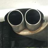 BMW E46 325ti Compact ' 01 -> Rear exhaust OO 80 Power Loop 