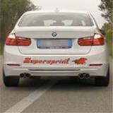 BMW F30 328i 2.0T (254 Hp) 2012 -> Supersprint quad pipe exhaust