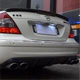 MERCEDES W211 E 55 AMG V8 -> Supersprint exhaust system - Revving
