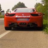 FERRARI 458 Italia 4.5i V8 - Metallic catalytic converters + Rear exhaust Right + Left with bypass valves - Acceleration 