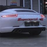 PORSCHE 991 Carrera S / Carrera 4S 3.8i (400 Hp) 2012 -> Supersprint exhaust system with VALVE 