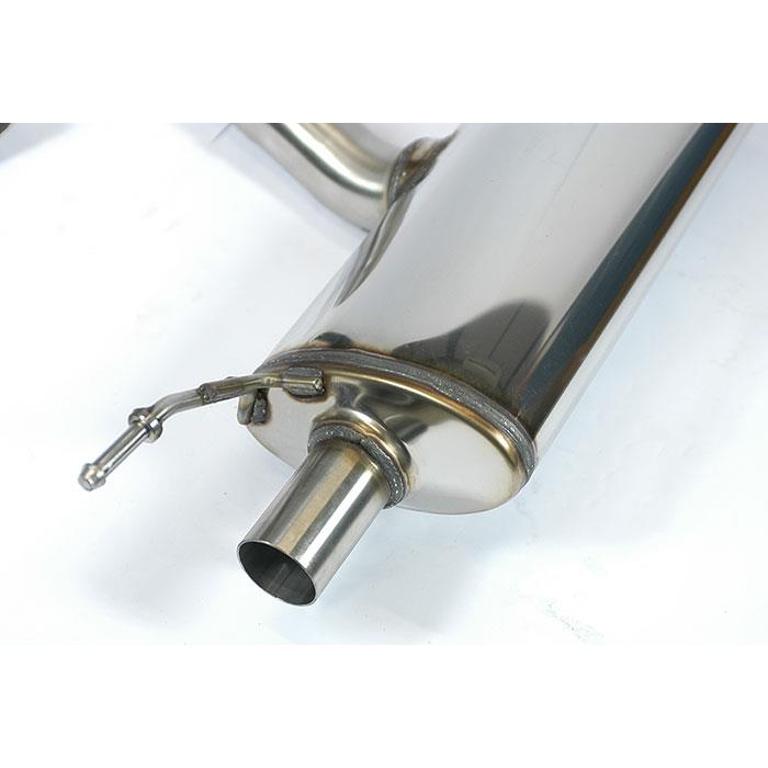 Connecting pipe + rear exhaust Right OO80 - Left OO80