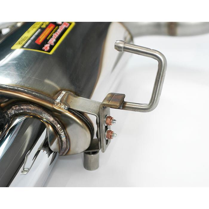 Rear exhaust OO90 Left