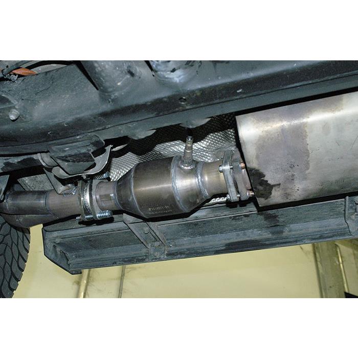 Front Metallic catalytic converter Right