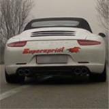 PORSCHE 991 Carrera S / Carrera 4S 3.8i (400 Hp) 2012 -> Supersprint exhaust system with VALVE - Acceleration 