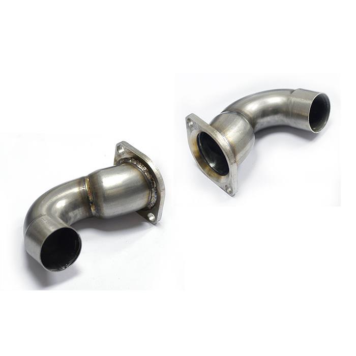 Connecting pipe kit Right + Left (For OEM endpipes)