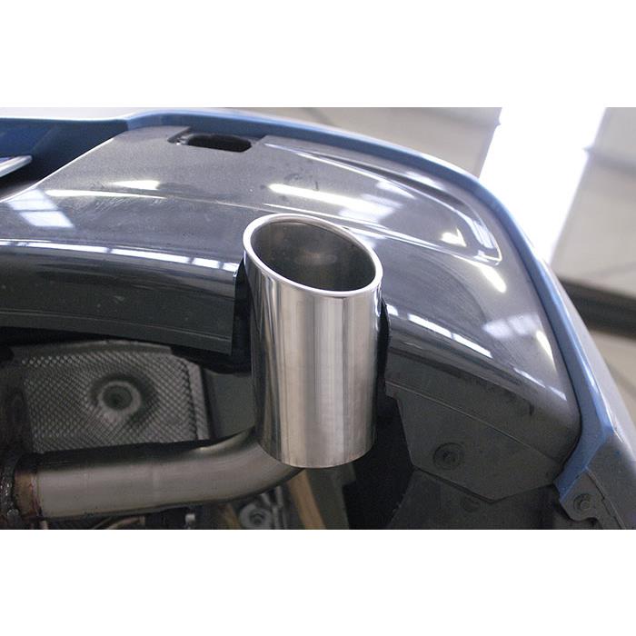 Connecting pipe + rear exhaust Right O90 - Left O90