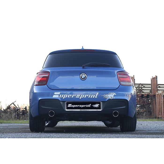 Connecting pipe + rear exhaust Right O90 - Left O90