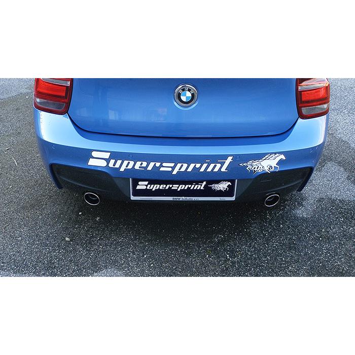 Connecting pipe + rear exhaust Right O90 - Left O90