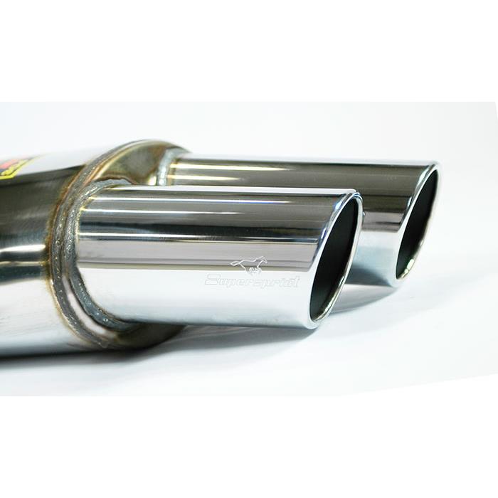 Rear exhaust Left OO100 with valve