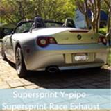BMW Z4 Roadster 3.0i (231 Hp) ' 03 -> Supersprint Catback system (muffler Racing )