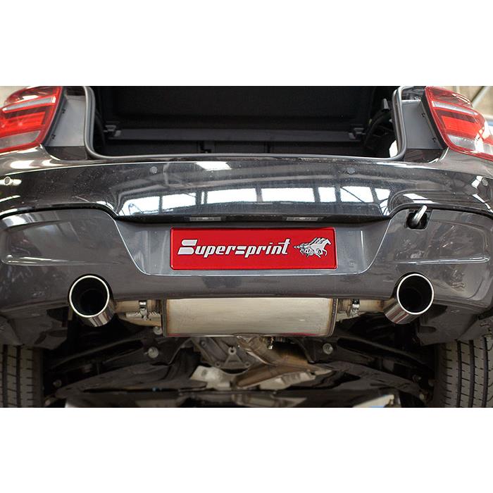 Rear exhaust Right O100 - Left O100