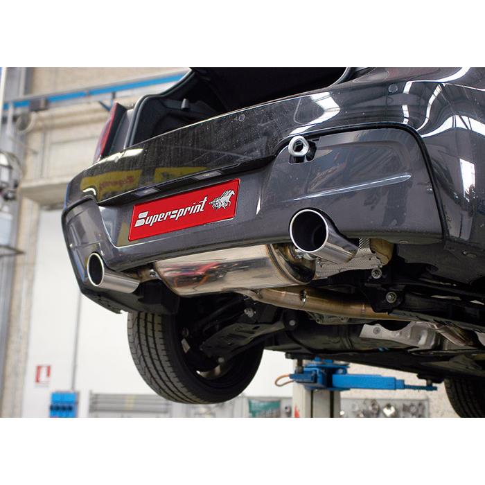 Rear exhaust Right O100 - Left O100