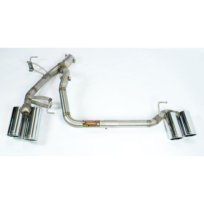 Rear pipe kit Right OO100 - Left OO100 (Muffler delete)