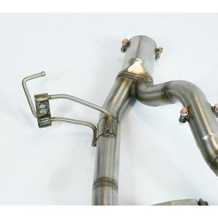 Rear pipe kit Right OO100 - Left OO100 (Muffler delete)