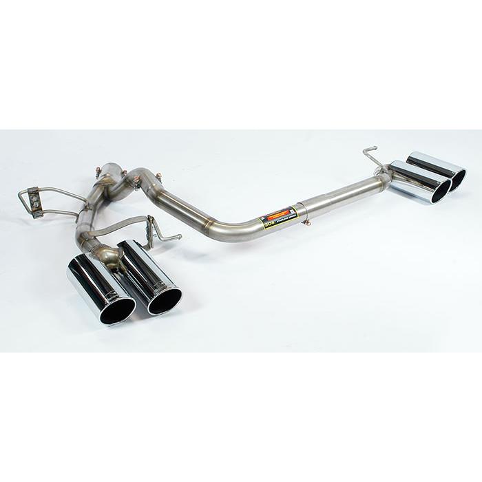 Rear pipe kit Right OO100 - Left OO100 (Muffler delete)