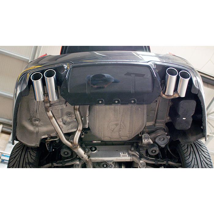 Rear pipe kit Right OO100 - Left OO100 (Muffler delete)