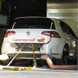 VW GOLF VII GTI Performance 2.0 TSI (230 Hp) 2013 -> Supersprint full exhaust system - Dyno run