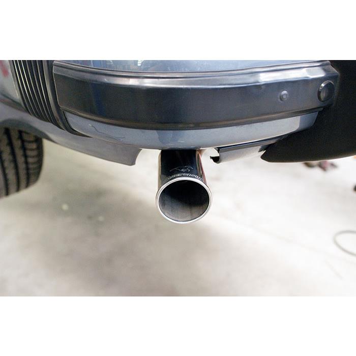 Rear exhaust O70 Left side exit