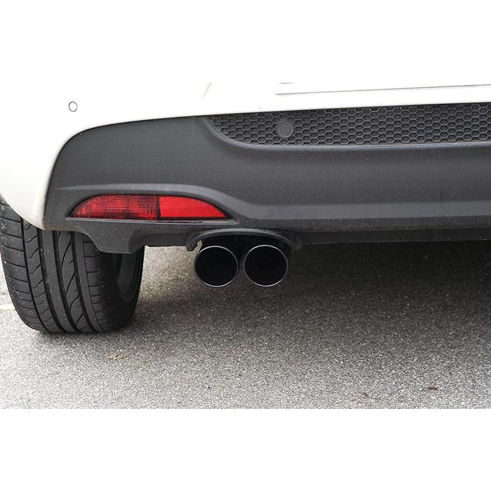 Rear exhaust OO80 Gun Metal Grey